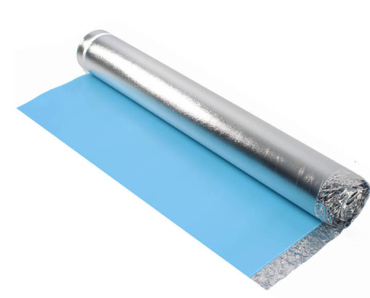 Flooring Underlayment Foam with Aluminum Foil Silver Foil Foam Underlay -  China Foil Backed Insulation, Foam Underlay
