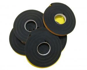 Custom Neoprene rubber foam tape with adhesive