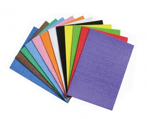 colorful plush craft foam sheets