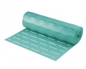 green eva slotted foam underlay for underfloor heating flooring