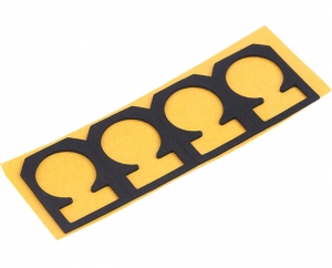 black foam rubber gaskets for sealing